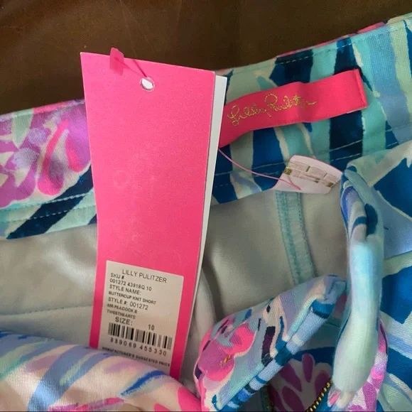 NEW Lilly Pulitzer Buttercup Knit Short Peacock Mr Peacock Tweethearts Shorts 10